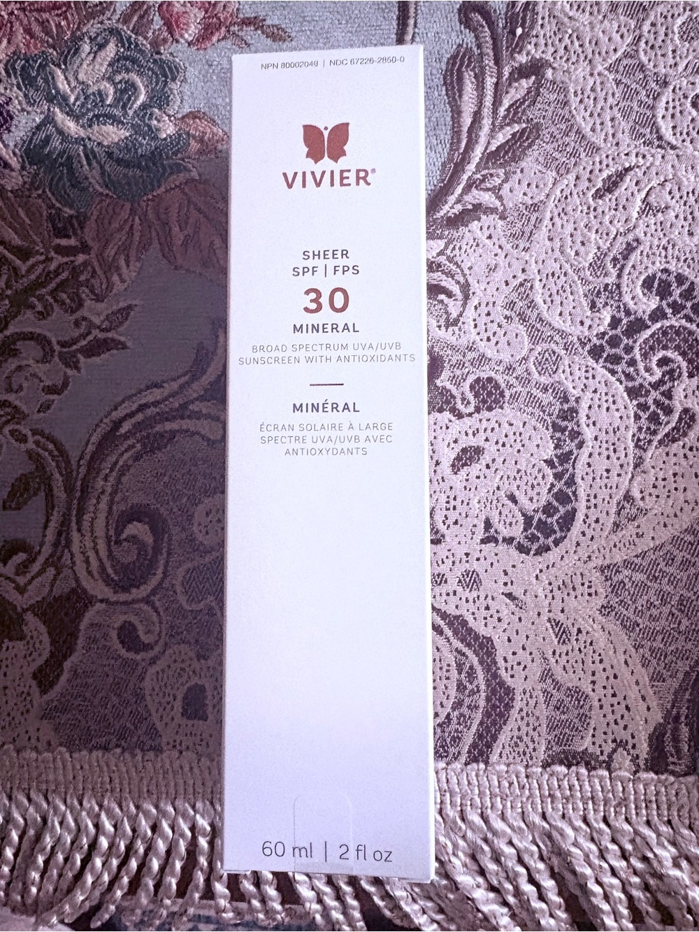 Vivier Sheer Mineral SPF 30 Sunscreen - White